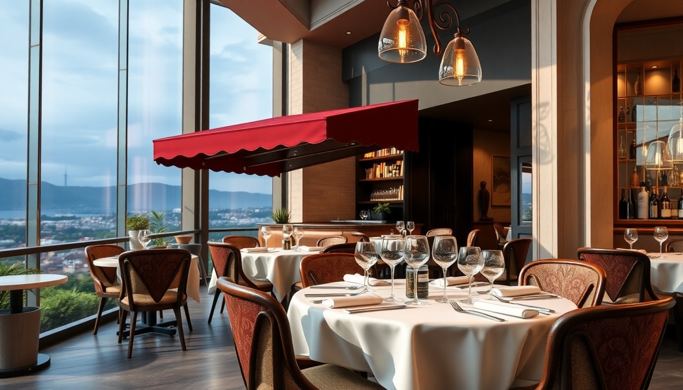 Gusto Ristorante'nin zengin şarap mahzeni